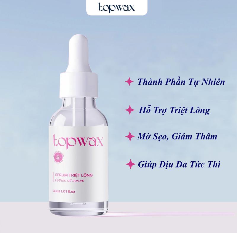  Serum Dưỡng Da Sau Wax TOP WAX  Mỡ Trăn Dưỡng Da Sau Wax Làm Chậm Quá Trình Mọc Lại Lông Mờ Thâm Rạn Da Triệt Lông Vĩnh Viễn Waxing 