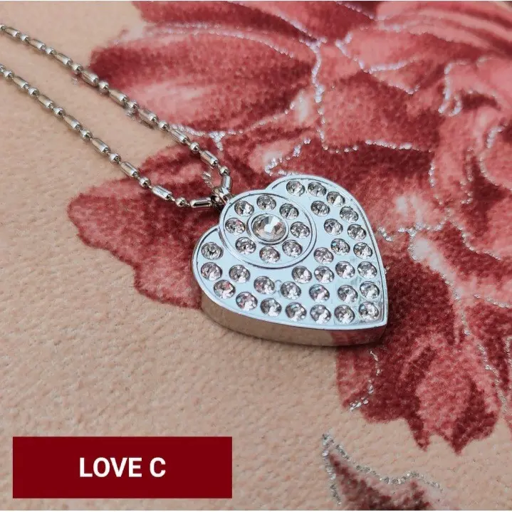 TERLARIS Kalung Kesehatan Terapi Asli - Quantum pendant asli - kalung kesehatan bio energi - kalung kesehatan liontin love permata full 4