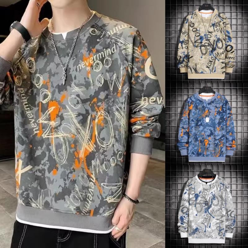 Product Introduction of {CSS Fashion Clothing} Mẫu mới áo sweater xo loang form rộng hàn quốc 4men ao top 90000224 0