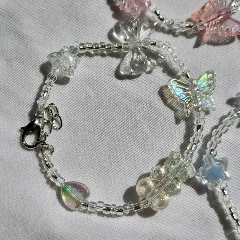 PastelButterfly Ver 2 | Beads Bracelet | Gelang Manik | by Caerulea ID Love 3