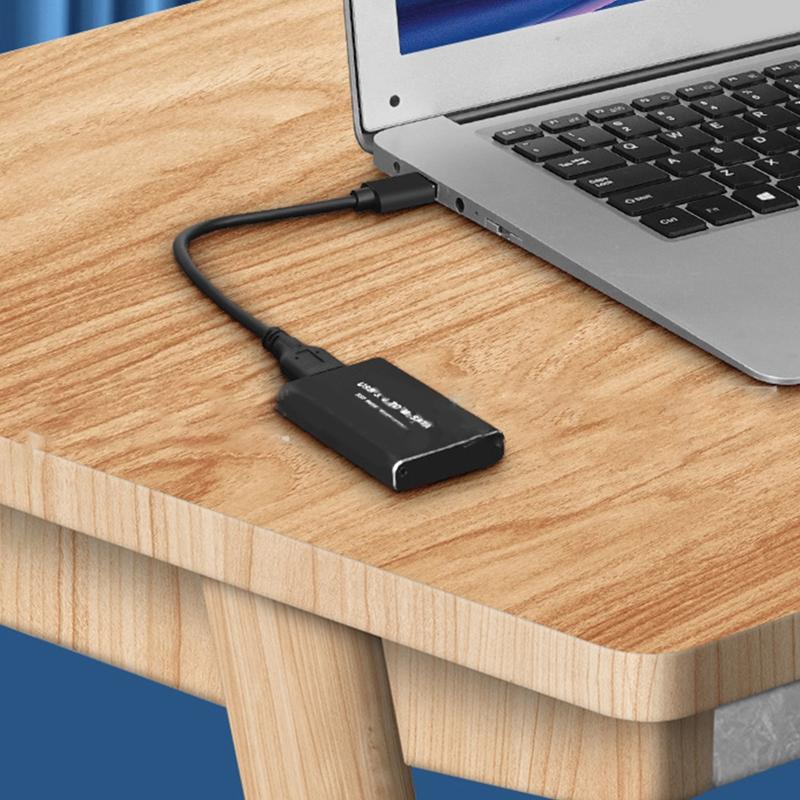 Product Introduction of Usb3.0 mSata Solid-State Drive Case- Box Aluminum-Alloy Mini External Hard-Drive Case- for High-Speed Transmission 53