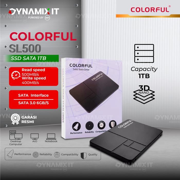 Promo Colorful SSD SATA SL500 1TB 2.5