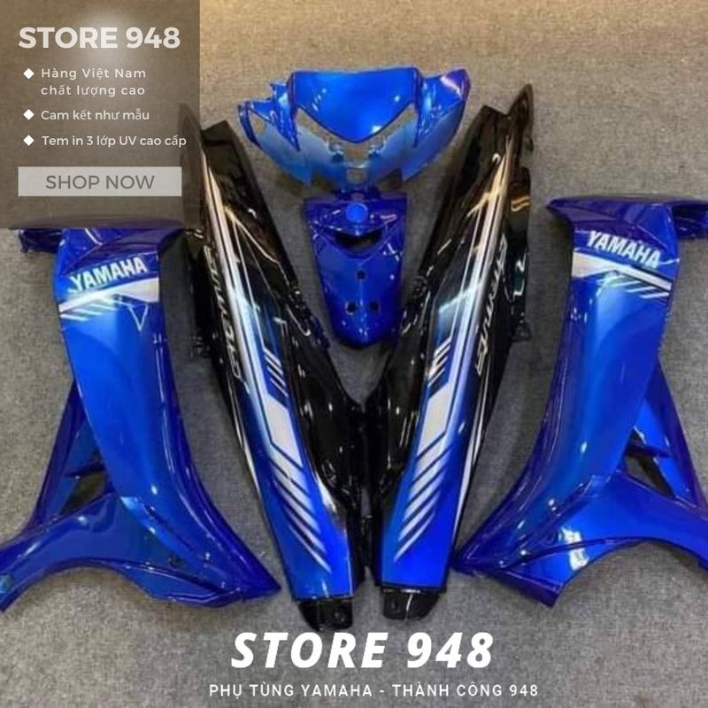 Dàn áo Sirius 110 Xanh Đen mẫu tem Sirius - Tặng Tem