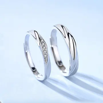 Couple Ring S925 N Pertunangan Pernikahan 6
