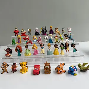 DISNEY 100 Years of Wonder Mini Figures Collection Set Cow Play Cow Moo (CPCM) - Disney 100 Celebration Collection Disney Action Figure Set