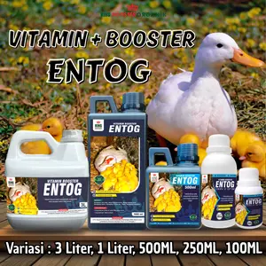 Vitamin ENTOG / ENTOK Organik, Mempercepat Pertumbuhan & Meningkatkan Imun Ternak Entok, Suplemen Pakan Alami dengan Mineral & Asam Amino Tinggi