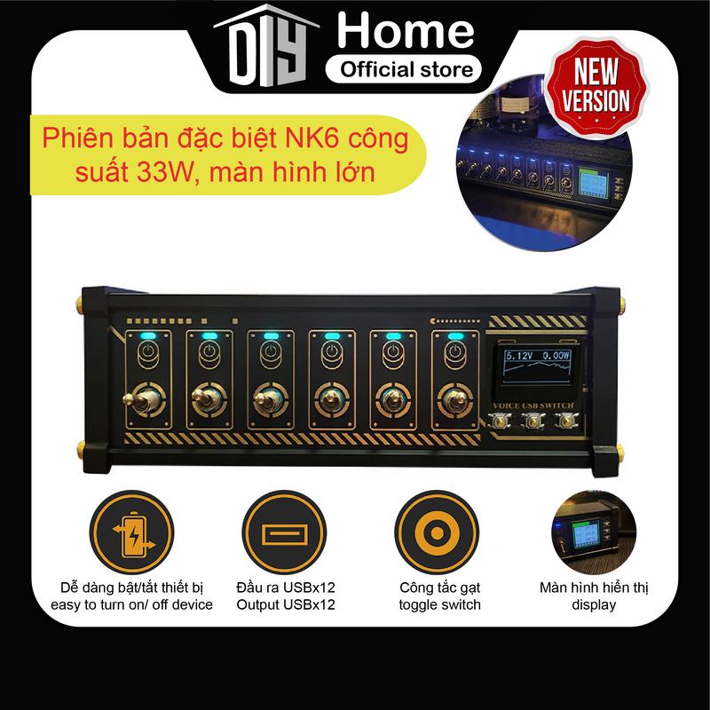 Công Tắc Tổng Cycper Punk ( Chính hãng) cấp nguồn cho thiết bị -Bộ Chia Nguồn cổng hub usb mở rộng