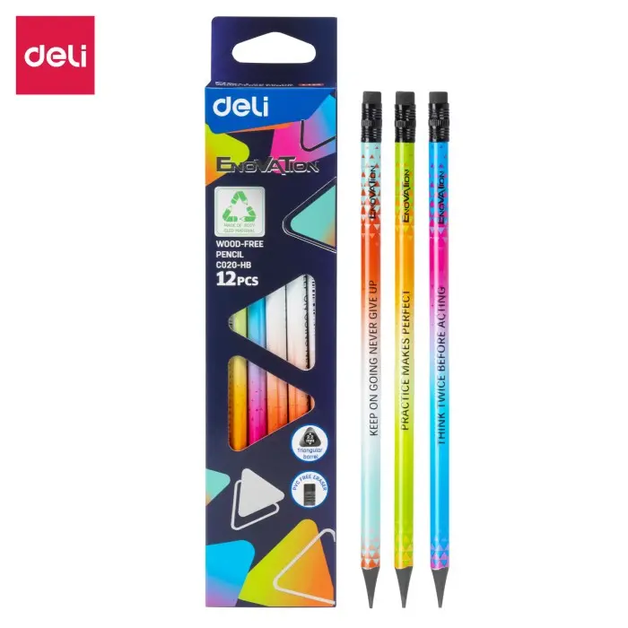 Deli | Pensil Kayu (Graphite Pencil) Enovation 2B | C020-2B 0
