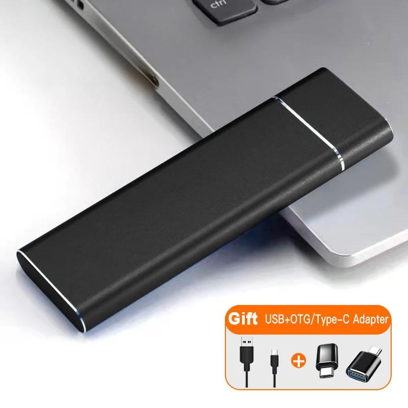 High Speed Portable SSD 1TB External Solid State Drive USB3.1 Type-C Interface Hard Drive Mass Storage Disk for Laptop/Mac/Phone 6