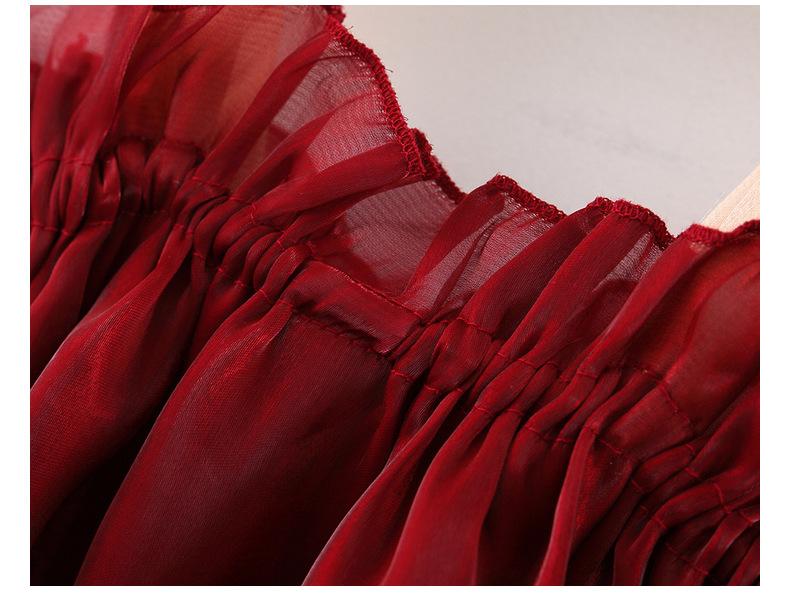 Product Introduction of 2025 new year girls sling dress cute baby children Princess bowknot tulle dress 12