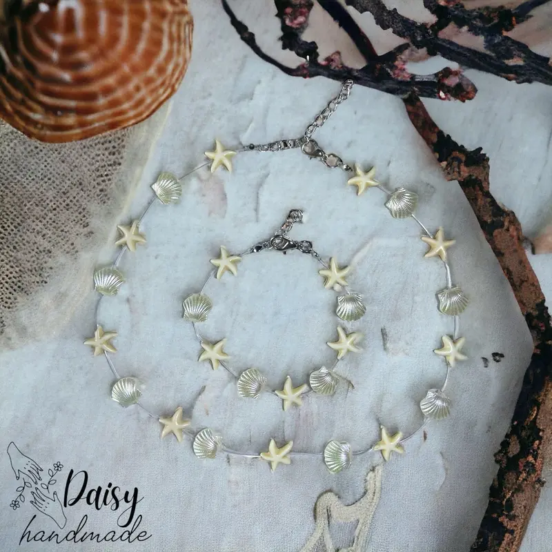 Gelang, Kalung Starfish/Kerang, Tema Laut 0