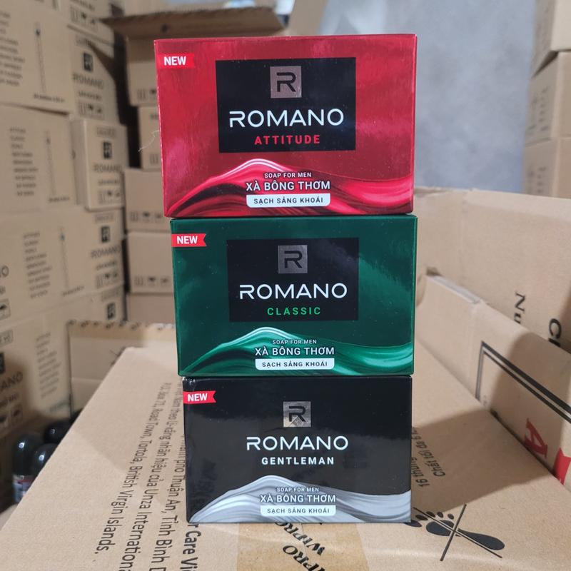 Xà bông tắm hương nước hoa romano 90g classic/atttitude/gentleman Xịt Thơm Massage