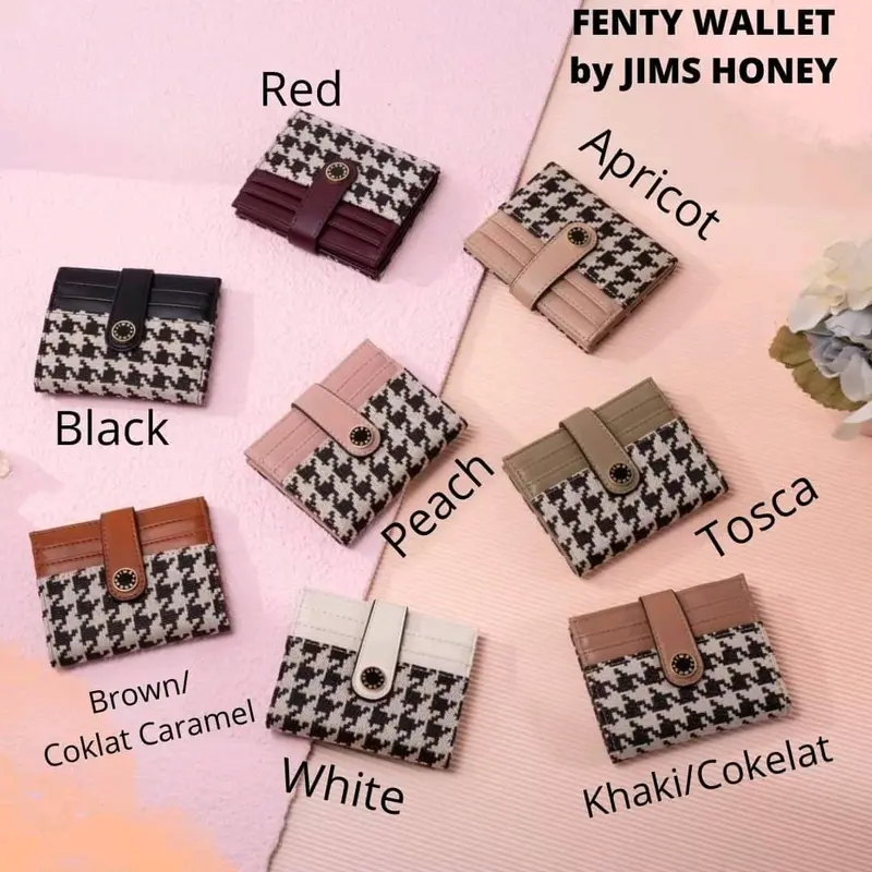 FENTY WALLET Kulit PU Cewek Wanita Uang Kartu Dompet 0