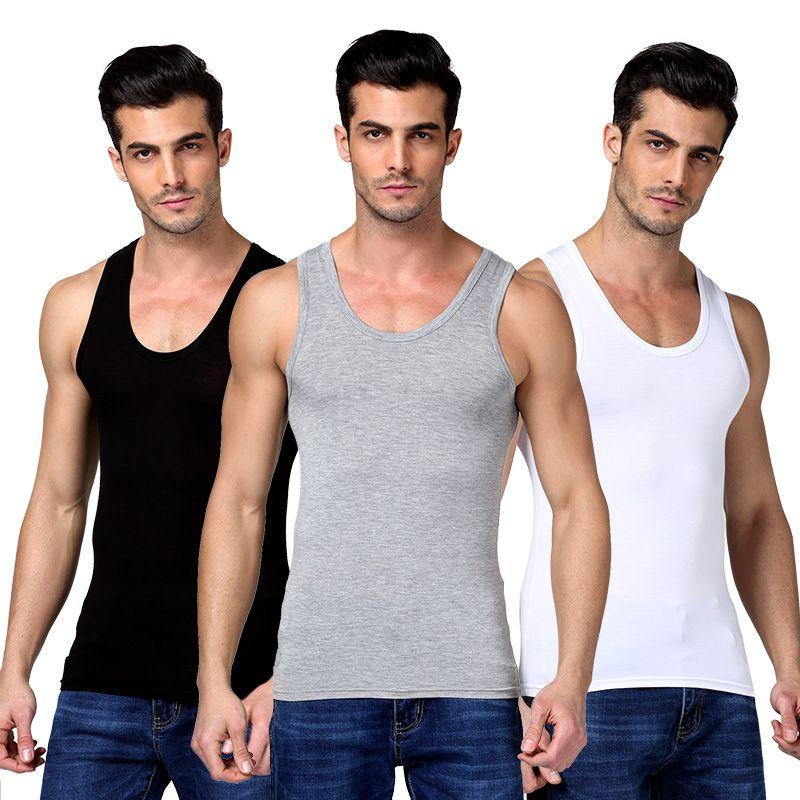 Áo Vest Nam, 100% Cotton, Mùa Hè, Cotton Nguyên Chất, Thích Hợp Cho Thể Thao, Thiết Kế Thắt Còng, Không Tay, Thích Hợp Cho Người Trung Người Già Và Cao Tuổi, Áo Lót Béo, Có Đế 4