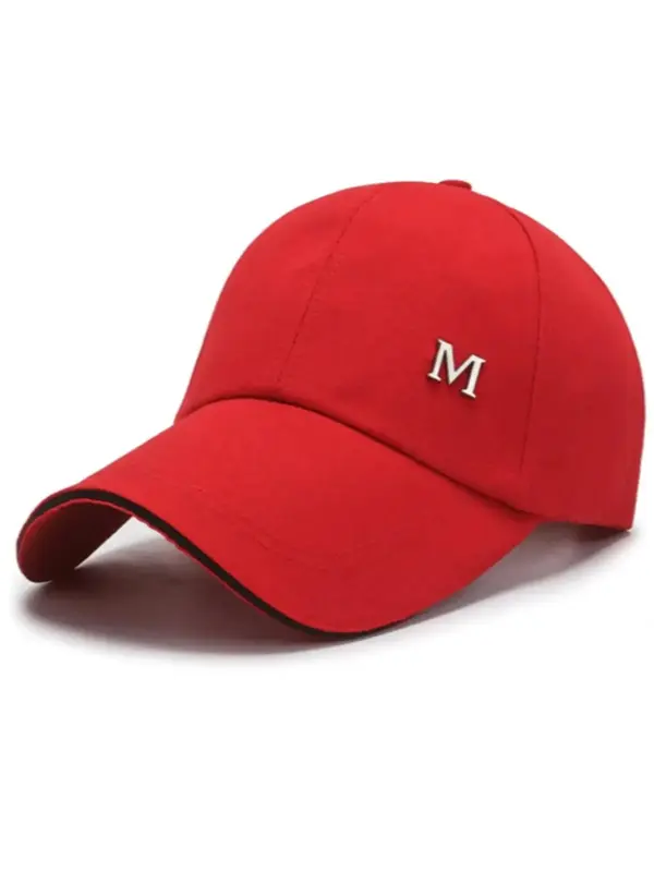 Unisex Casual Trendy Letter Decor Baseball Cap, Street Style Sportive Baseball Cap, Fashion Hat for Men & Women for All Season 3