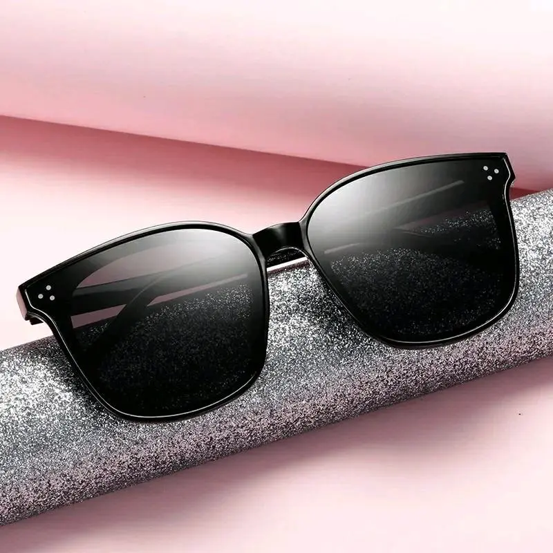 Kacamata hitam titik 3 pria wanita korea fashion mata kucing Eyewear Sunglasses 4