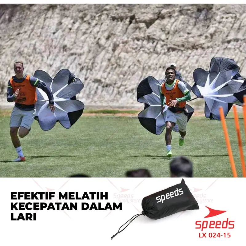SPEED CHUTE PARASUT LATIHAN JOGGING LARI KECEPATAN 1