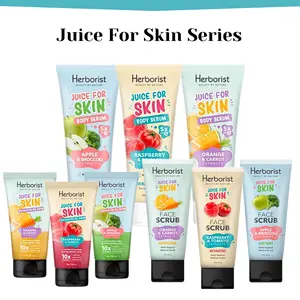 Herborist Juice For Skin Body Serum | Face Scrub | Exfoliating Gel Scrub