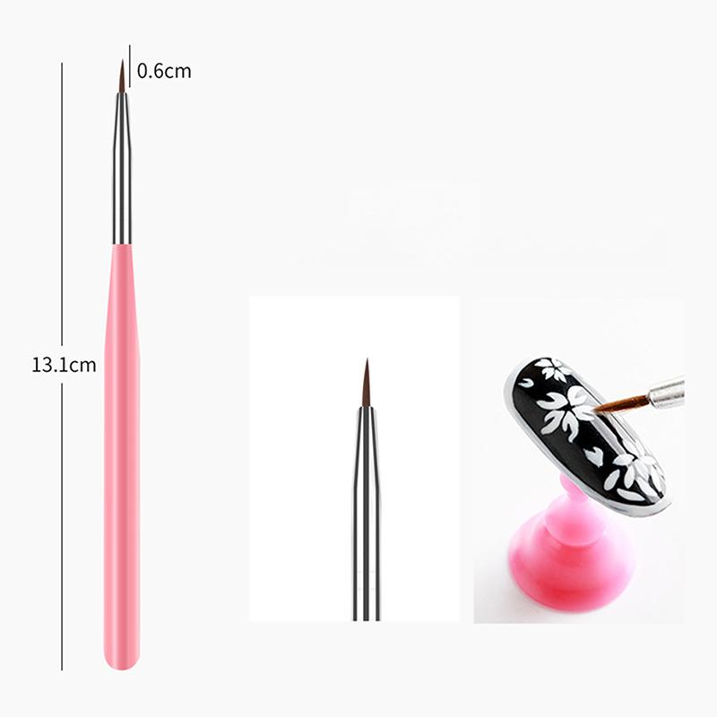Cọ Làm Móng Gel, 15 Cái / bộ, Cho Nghệ Thuật Làm Móng 1