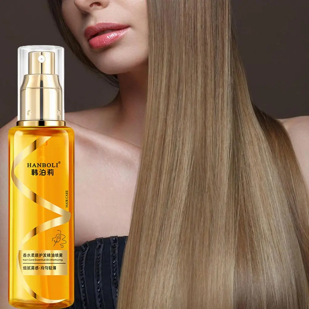 Xịt Tinh Dầu Chăm Sóc Tóc, Phục Hồi Tóc Khô Và Xoăn, Nhuộm Tóc, Hương Thơm Lâu Dài, Thích Hợp Cho Tóc Uốn, H7N5