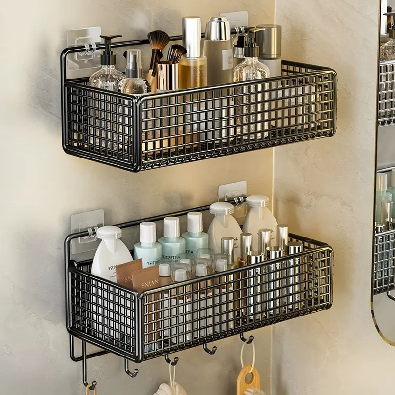 Toilet Rack Punch-Free Bathroom Shelf Toilet Wall Hanging Toilet Storage Rack Wash Table Rack