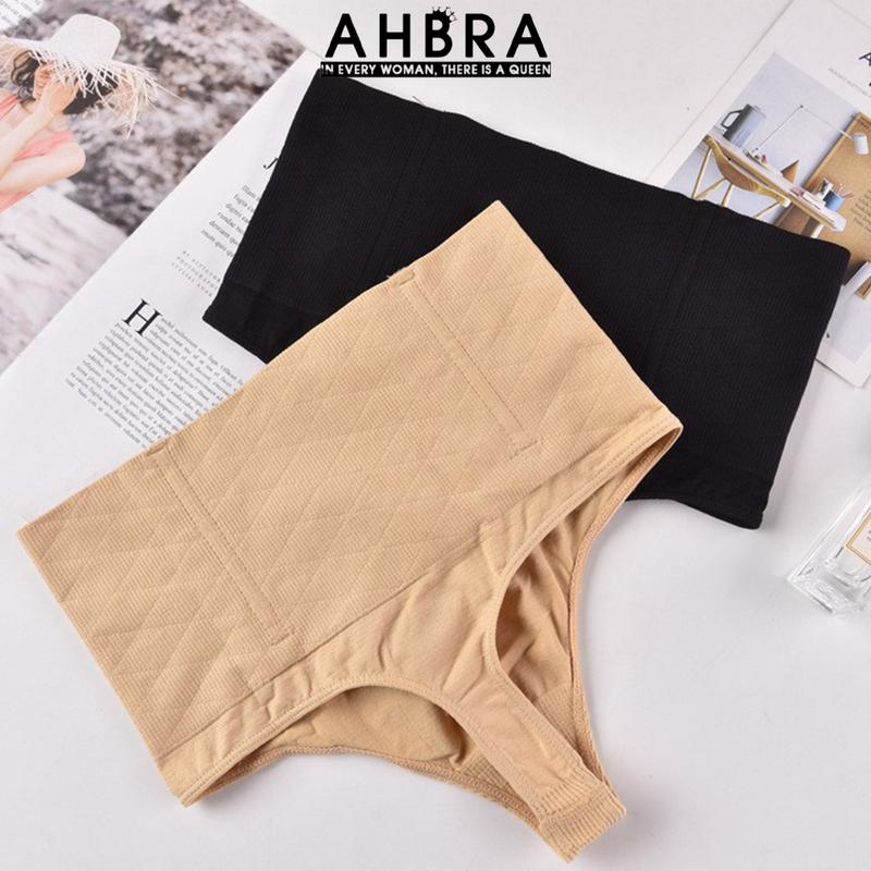 Quần Lót Gen Bụng AHBRA FG01 Hỗ Trợ Thu Gọn Vòng 2 Cạp Cao Chống Cuộn Mặc Trong Váy Ôm Cho Nữ - ÁO