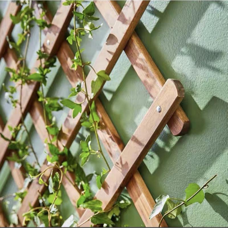 [Cao Cấp] Khung giàn gỗ treo cây ban công, Giàn leo hoa hồng gỗ KT 140x 60 cm Goodwood - Gỗ keo tự nhiên, chống mối mọt, ẩm mốc 7