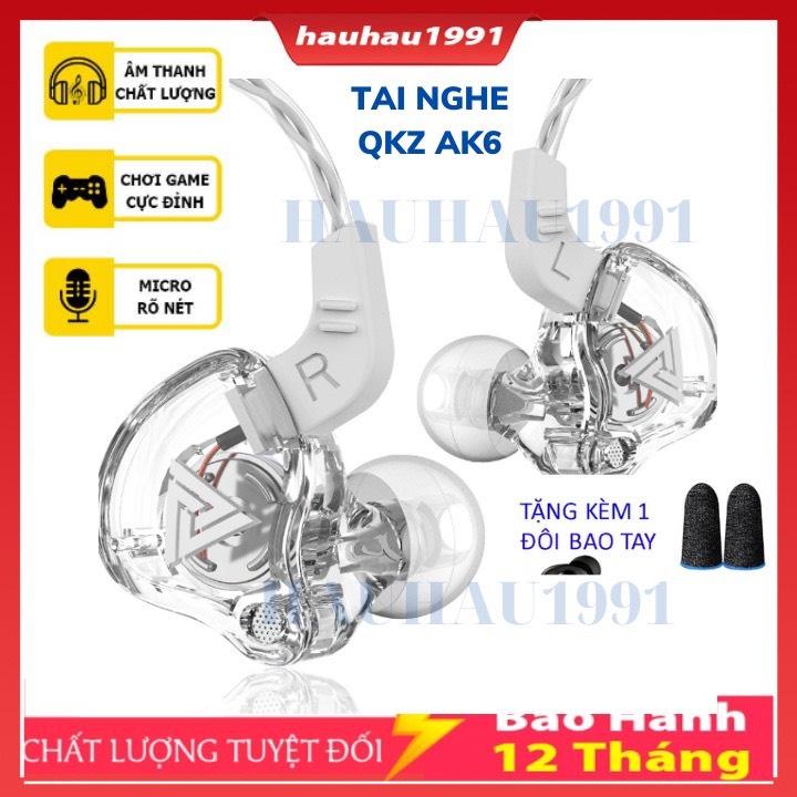 Tai Nghe Chống Ồn QKZ AK6 PRO Bass Siêu Khủng, Âm Thanh Cực Đỉnh, Nghe Nhạc Chơi Game Đỉnh Cao,QKZ AK2,Bảo Hành 12 Tháng
