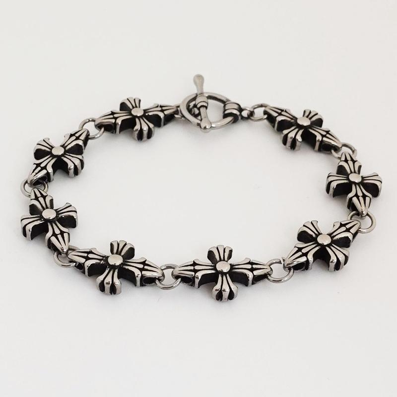 Vòng tay, vòng cổ họa tiết thánh giá thép không gỉ M52 Hoa Phụ Kiện