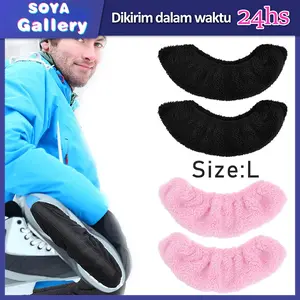 Pelindung Pisau Sepatu Seluncur Es 2Pcs Kain Soaker untuk Ice Skating dan Hockey