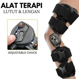 Januel Alat Terapi Lutut Lengan Adjustable Knee Joint Brace Sprain Protection JN081 - Outdoor