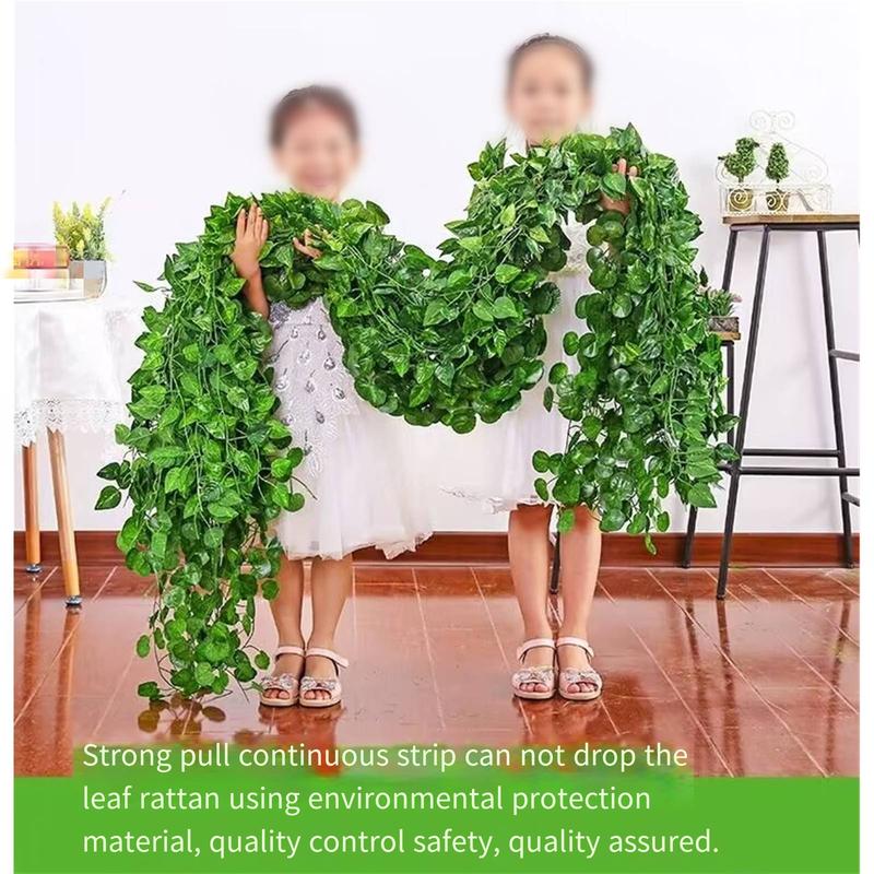 Product Introduction of Cây thường xuân nhân tạo, Cây leo tổng hợp, Lá thường xanh giả, Trang trí vòng hoa giả, Tấm phủ tường xanh, Tấm treo, Thích hợp cho mọi mùa, Sử dụng trong nhà và ngoài trời, Làm bằng nhựa, Dây leo leo bốn mùa Decor Trang Trí Nhà Decor Phòng 16