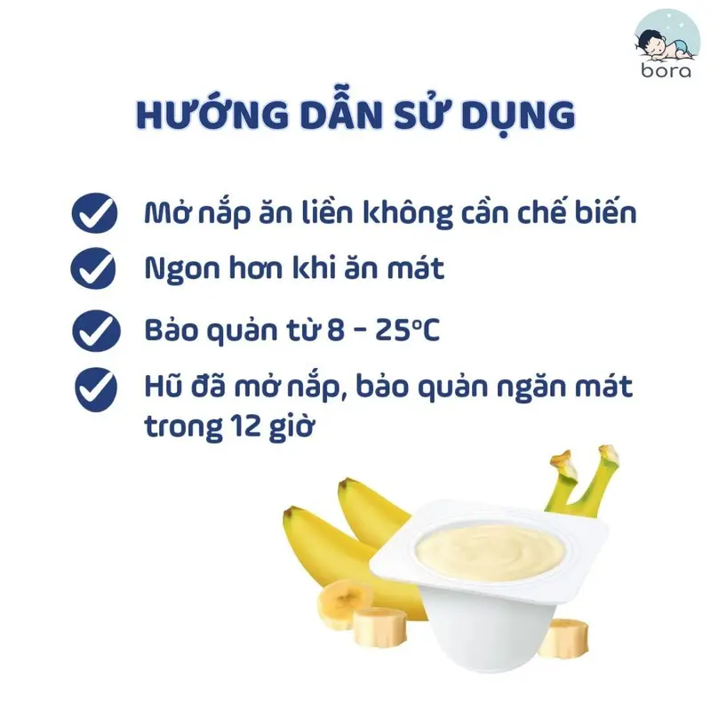 Pudding ăn dặm cho bé từ 6 tháng Burine giàu dinh dưỡng 5