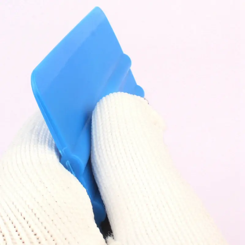 Felt Squeegee cho Vinyl, Nhựa Felt Edge Vinyl Squeegee, Đồ họa Decal Scraper Công cụ ứng dụng, Window Tint Squeegee với vải đen Felt Edge (Xanh Biển) 4