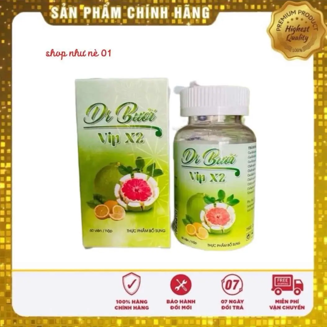 VIÊN UỐNG BỔ SUNG VITAMIN DR BƯỞI HỘP 60viên HỖ TRỢ CHĂM SÓC SẮC SẮC ĐẸP ( LÀM ĐẸP) người lớn
