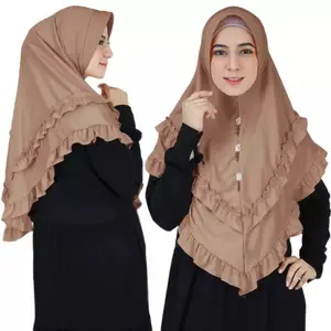 HIJAB INSTAN BERGO ZASKIA REMPEL / KERUDUNG INSTAN WANITA DEWASA / JILBAB ORIGINAL ZASKIA / HIJAB INSTAN MURAH / HIJAB BESTSELLER KEKINIAN BERGO JERSEY / FASHION MUSLIM / JILBAB POPULER / KHIMAR INSTAN PET SYARI JUMBO Busa Nyaman Variasi Mutiara Panjang