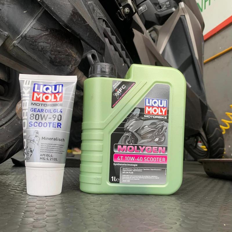 Combo dầu nhớt Liqui (nhớt máy + nhớt lap) cho xe tay ga