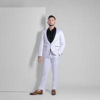 Gambar Setelan Jas Celana & Rompi Pria - Slim Fit - Tuxedo Putih- Peaky Premium Series - Goldy - JAS, S dari Goldy Studio Kab. Bantul 5 Tokopedia