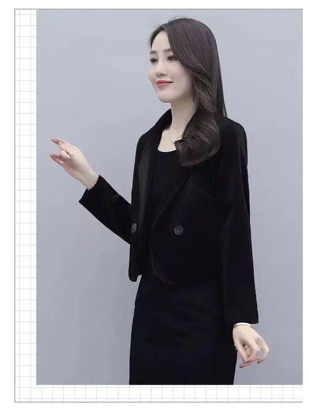 Product Introduction of Áo Khoác Ngắn Phù Hợp Với Doanh Nghiệp Nhỏ Hàng Mới Về, Dành Cho Nữ, Phong Cách Phương Tây, Bộ Sưu Tập Thu Đông Năm 2025, Phong Cách Hàn Quốc, Dễ Phối Đồ, Cỡ Nhỏ Và Mỏng, Áo Len 22