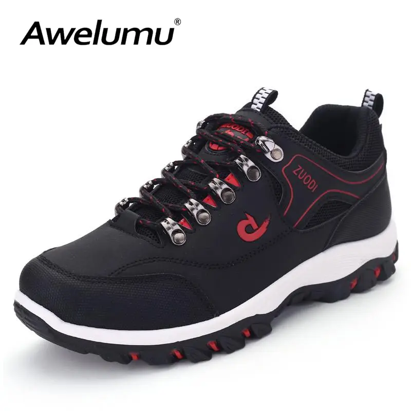 Men Hiking Shoes Waterproof Non-slip Sport Shoes Casual Running Camping Shoes Outdoor Sneakers for Men
