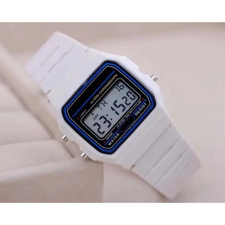Watch  LED Digital Watches Man Sports Military Wristwatches Vintage Silicone Wristband Electronic Clock Reloj Hombre 3
