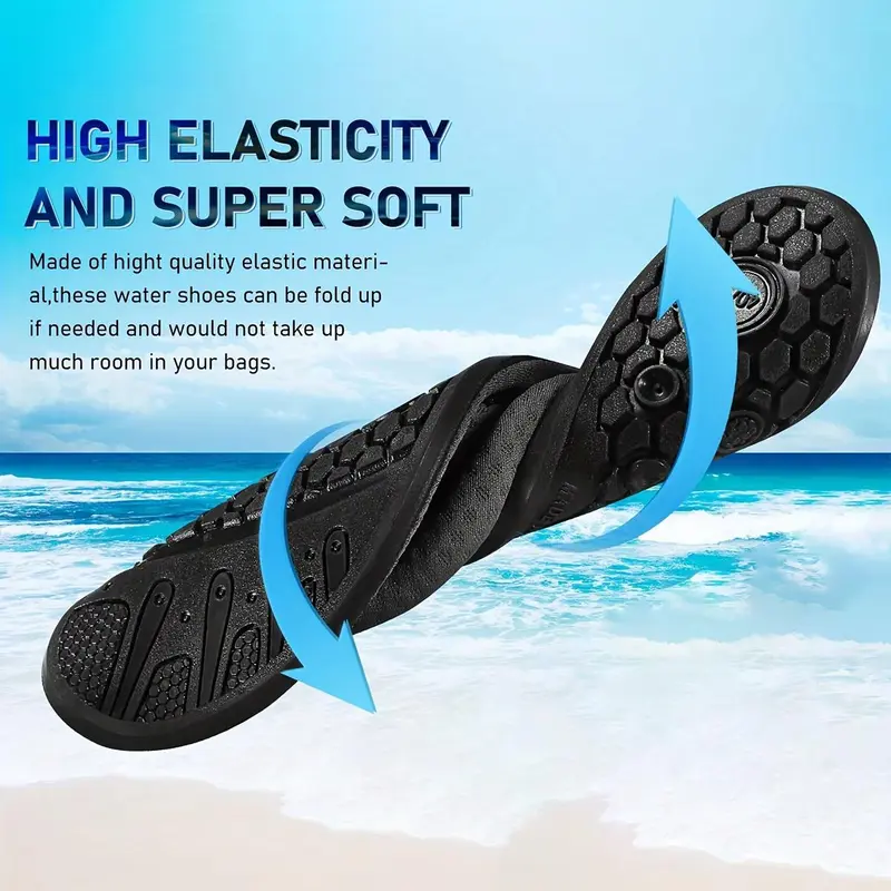 Unisex Quick Drying Water Shoes, 1/3 Pairs Anti-slip Beach Shoes, Lightweight Breathable Sports Shoes for Swimming, Yoga, Fitness, Running, Fishing, Diving 2