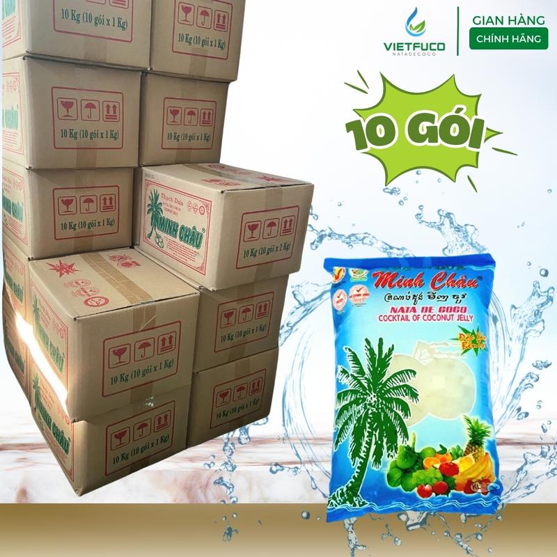 Combo 10 Gói Thạch dừa Minh Châu tuổi thơ 10 gói x 1kg