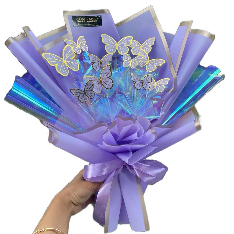Buket Kupu-Kupu LED Size M Free Packing 0