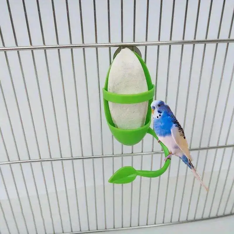 Bird Feeding Stand, 1 Count Hanging Birds Treat Feeder for Bird Cage, Bird Treat Feeder Food Basket for Holding Fruit Vegetable Grain Wheat