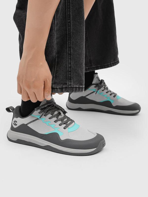 HOBIBEAR Men's shoes, sports shoes, low cut men's single shoes, outdoor wide toe walking shoes, trendy running shoes 1