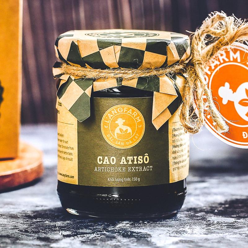  Cao atisô L'angfarm 150g hộp mẫu hũ thuỷ tinh 