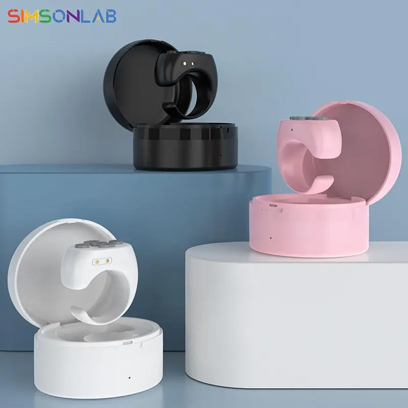 SIMSONLAB Wireless Remote Control Ring, USB Rechargeable BT Remote Control Ring, Selfie Ring for Video, Page Turning, Compatible with iOS & Android 0
