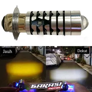 LAMPU LED MOTOR H6 LASER 2 WARNA | LED H6 LASER MOTOR UNIVERSAL | BOHLAM LED H6 MOTOR HIGH LOO