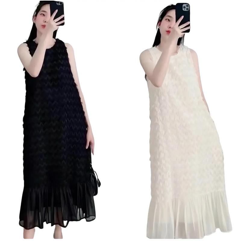 H30 Váy lông vũ sát nách 2 lớp , váy nữ dáng dài siêu phẩm mặc nhà, du lịch, dạo phố,  trẻ trung, năng động , sang chảnh Dress Đầm